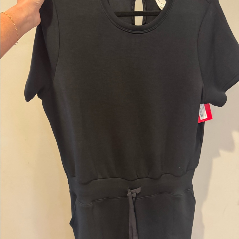 SPANX Shorts Black Jumpsuit NWT